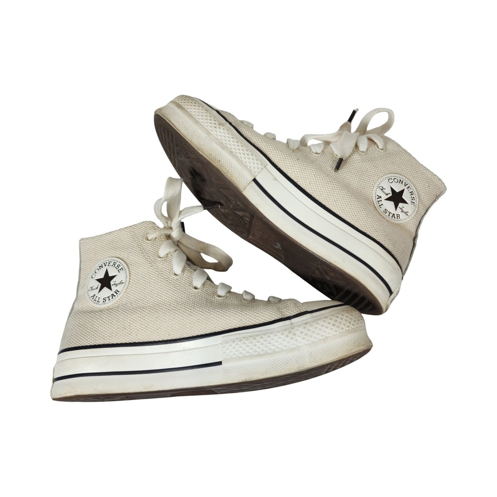 Converse Chuck Taylor All Star Lift High Platform Egret Cream A09093C Womens 8 - Picture 9 of 16